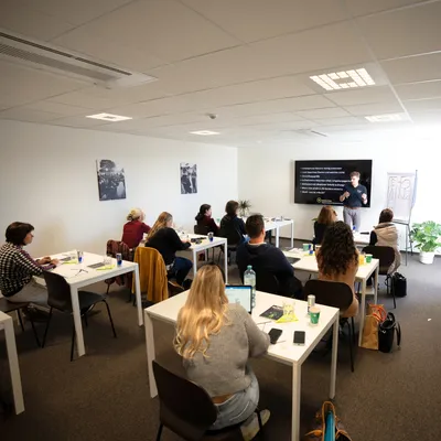 Schulung im Seminarraum